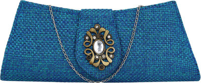 

Brazeal studio Party Blue Clutch