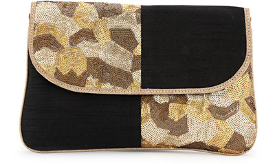 

Elligator Party Black Clutch