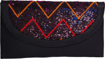 

Womaniya Party Black Clutch