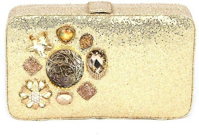 68% OFF on Saisha Casual Gold Clutch 68% OFF on Saisha Casual Gold Clutch