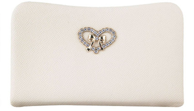 

Pink Fever Casual White Clutch