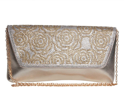 Reedra Party Gold Clutch