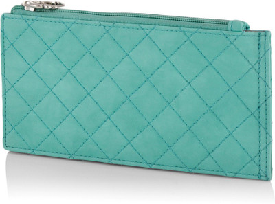 

Butterflies Casual Green Clutch