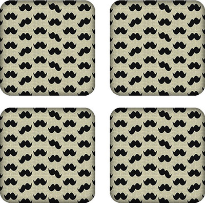 

Crackndeal Square Medium Density Fibreboard Coaster Set(Pack of 4), Multicolor