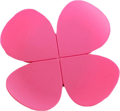 

GoodLivingForever Heart PVC Coaster Set(Pack of 4), Pink