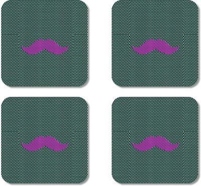 

Crackndeal Square Medium Density Fibreboard Coaster Set(Pack of 4), Multicolor