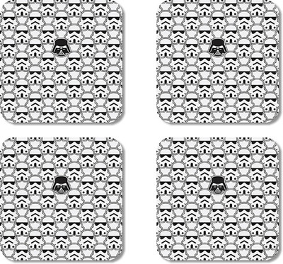 

Crackndeal Square Medium Density Fibreboard Coaster Set(Pack of 4), Multicolor