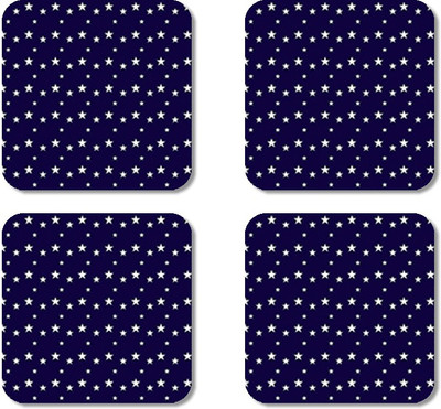 

Crackndeal Square Medium Density Fibreboard Coaster Set(Pack of 4), Multicolor