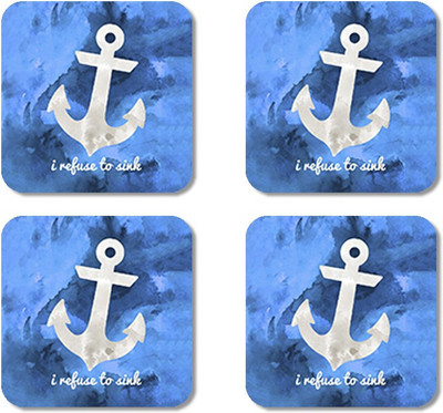 

Crackndeal Square Medium Density Fibreboard Coaster Set(Pack of 4), Multicolor