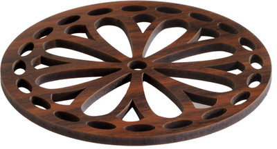 SEHAZ ARTWORKS Round Reversible Medium Density Fibreboard Coaster Set(Pack of 4)