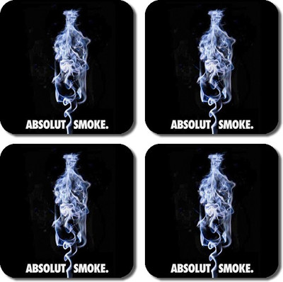 

Crackndeal Square Medium Density Fibreboard Coaster Set(Pack of 4), Multicolor