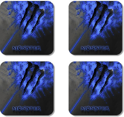 

Crackndeal Square Medium Density Fibreboard Coaster Set(Pack of 4), Multicolor