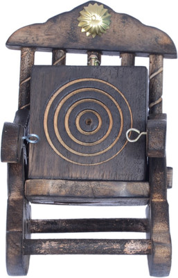 Sunvi Square Wood Coaster Set(Pack of 6)