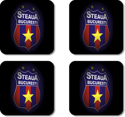 

Crackndeal Square Medium Density Fibreboard Coaster Set(Pack of 4), Multicolor
