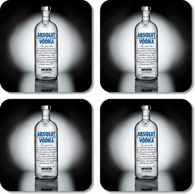 

Crackndeal Square Medium Density Fibreboard Coaster Set(Pack of 4), Multicolor