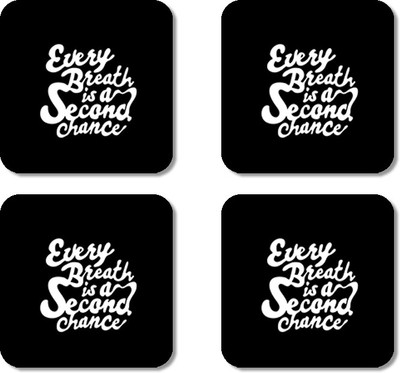 

Crackndeal Square Medium Density Fibreboard Coaster Set(Pack of 4), Multicolor