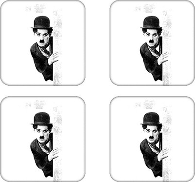 

Crackndeal Square Medium Density Fibreboard Coaster Set(Pack of 4), Multicolor