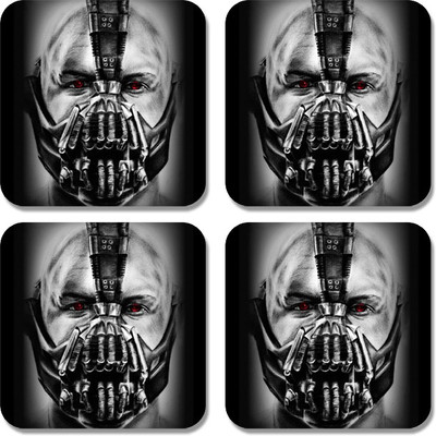 

Crackndeal Square Medium Density Fibreboard Coaster Set(Pack of 4), Multicolor