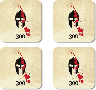 

Crackndeal Square Medium Density Fibreboard Coaster Set(Pack of 4), Multicolor