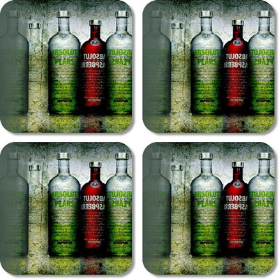 

Crackndeal Square Medium Density Fibreboard Coaster Set(Pack of 4), Multicolor