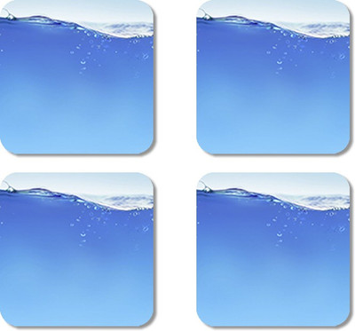 

Crackndeal Square Medium Density Fibreboard Coaster Set(Pack of 4), Multicolor