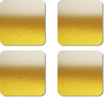 

Crackndeal Square Medium Density Fibreboard Coaster Set(Pack of 4), Multicolor