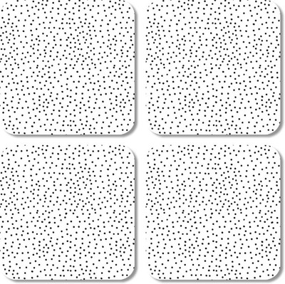 

Crackndeal Square Medium Density Fibreboard Coaster Set(Pack of 4), Multicolor