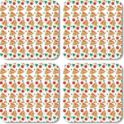 

Crackndeal Square Medium Density Fibreboard Coaster Set(Pack of 4), Multicolor