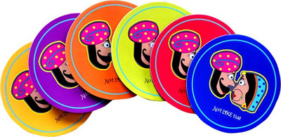 Just Lyke That Round Rubber Coaster Set(Pack of 6) Just Lyke That Round Rubber Coaster Set(Pack of 6)