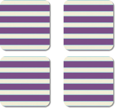 

Crackndeal Square Medium Density Fibreboard Coaster Set(Pack of 4), Multicolor