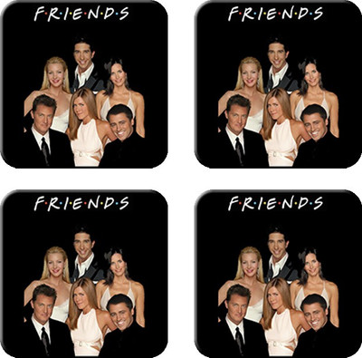 

Crackndeal Square Medium Density Fibreboard Coaster Set(Pack of 4), Multicolor