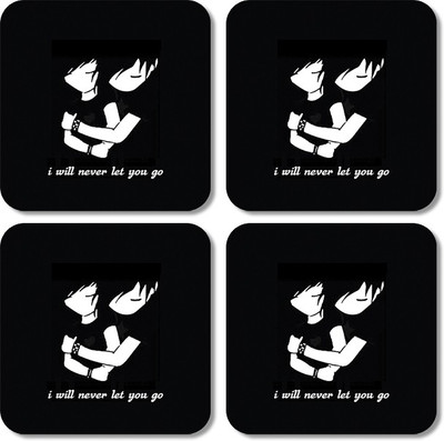 

Crackndeal Square Medium Density Fibreboard Coaster Set(Pack of 4), Multicolor