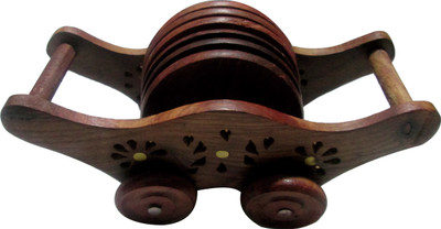 10% OFF on Evergreen Round Wood Coaster Set(Pack of 6) 10% OFF on Evergreen Round Wood Coaster Set(Pack of 6)