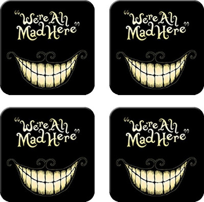 

Crackndeal Square Medium Density Fibreboard Coaster Set(Pack of 4), Multicolor