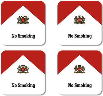 

Crackndeal Square Medium Density Fibreboard Coaster Set(Pack of 4), Multicolor