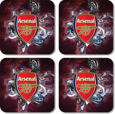 

Crackndeal Square Medium Density Fibreboard Coaster Set(Pack of 4), Multicolor