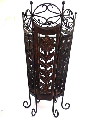 

Woodpedlar Solid Wood Umbrella Stand(Finish Color - Dark Brown)