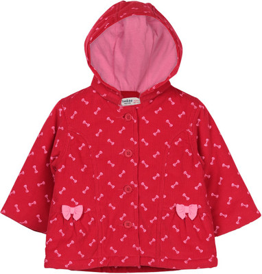 

Beebay Baby Girls Single Breasted Coat, Red