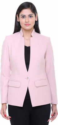 

Trufit Women's Single Breasted Coat, Pink