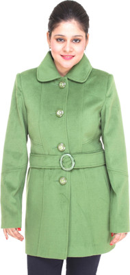 

Trufit Women's Single Breasted Coat, Green