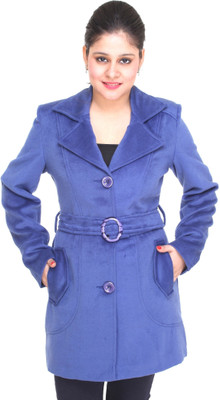 

Trufit Women's Single Breasted Coat, Blue