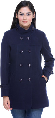 Trufit Tweed Coat, Dark blue