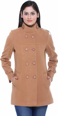 

Trufit Women's Double Breasted Coat, Multicolor