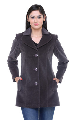 

Trufit Women's Single Breasted Coat, Grey