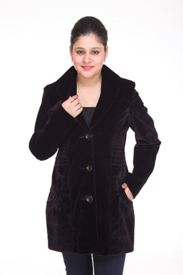 

Trufit Women's Single Breasted Coat, Brown