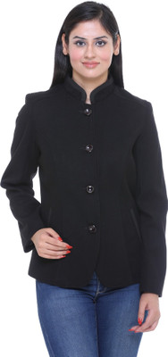 

Trufit Women's Single Breasted Coat, Black