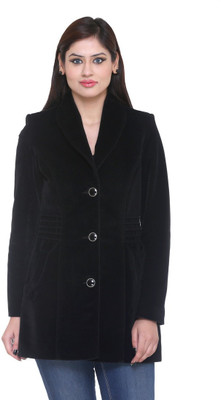 

Trufit Women's Single Breasted Coat, Black