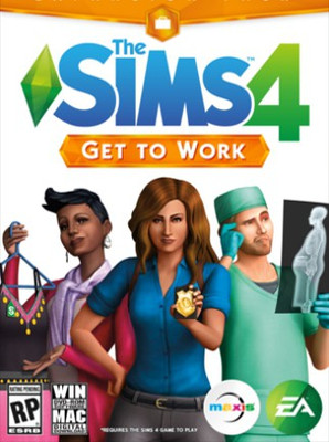

The Sims 4 Get To Work with Game and Expansion Pack(Code in the Box - for PC)