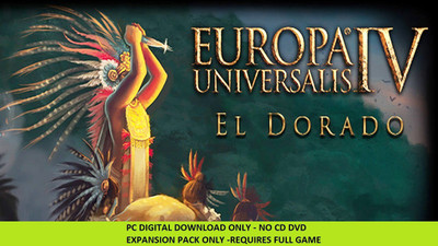 

Europa Universalis IV: El Dorado with Expansion Pack Only(Code in the Box - for PC)