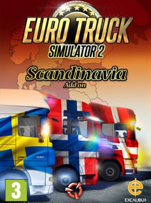 Euro Truck Simulator 2 - Scandinavia with Game and Expansion Pack(Code in the Box - for PC)